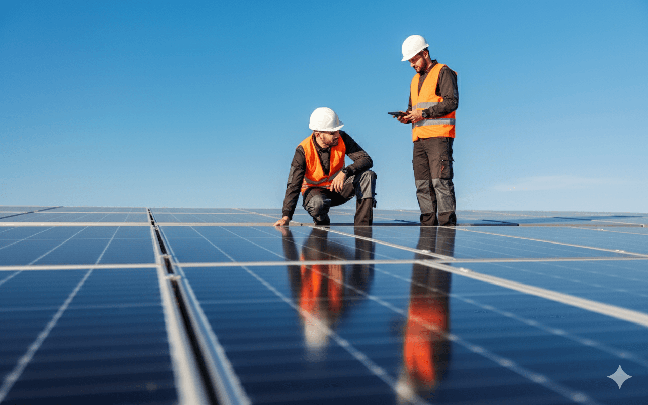 Fotovoltaický systém s bateriovým uložištěm připojený k rozvodné síti